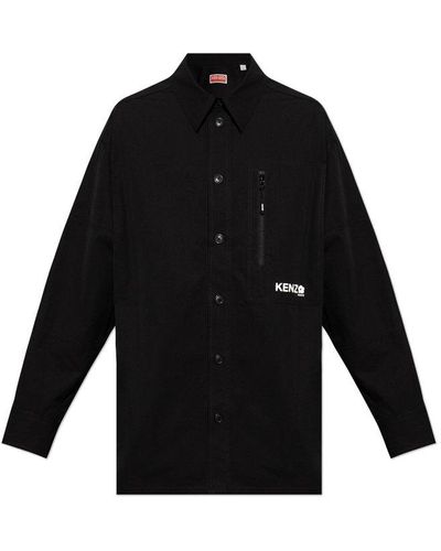 KENZO Boke Flower 2.0 Oversized Shirt - Black