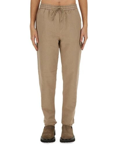 Woolrich Straight Leg Trousers - Natural