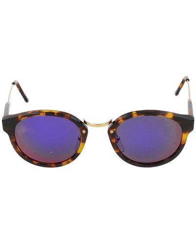 Retrosuperfuture Round Frame Sunglasses - Purple