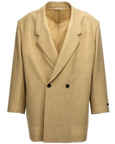 Fear Of God Double-breasted California Blazer - Natural