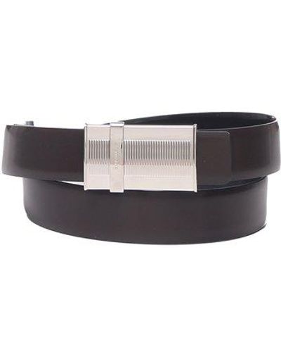 Ferragamo Leather Belt - White
