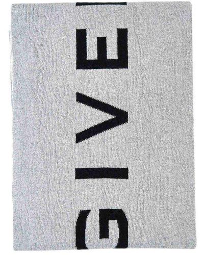 Givenchy Logo 4g Wool And Cashmere Scarf - Multicolor