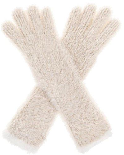 Jacquemus Gloves With Logo - White