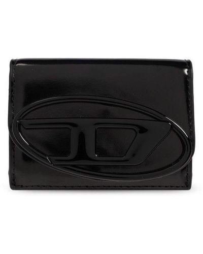 DIESEL 1dr Tri-fold Wallet - Black