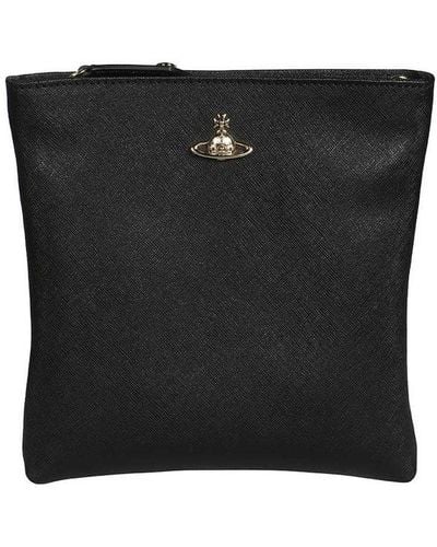 Vivienne Westwood Squire Square Crossbody Bag - Black