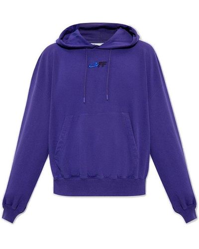 Off-White c/o Virgil Abloh Off- Hoodie With Logo - Purple