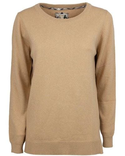 Barbour Pendle Knitted Sweater - Natural