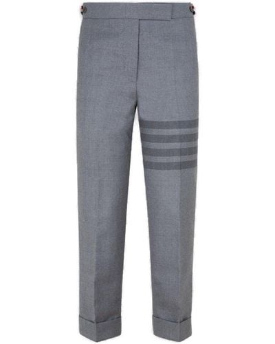 Thom Browne 4-bar Slim Fit Trousers - Grey