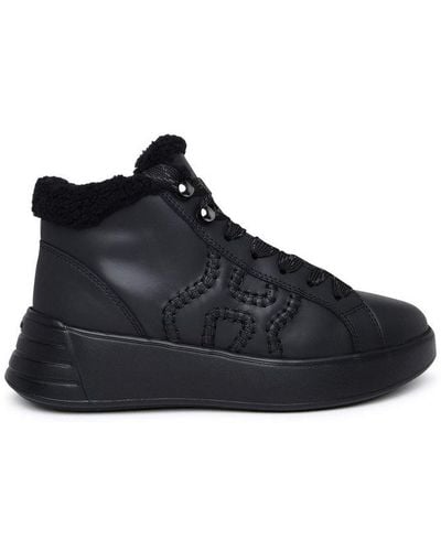 Hogan Rebel Teddy High-top Sneakers - Black