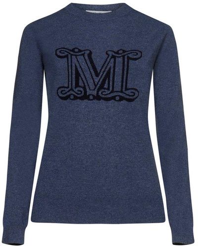 Max Mara Bimba Cashmere Jumper - Blue