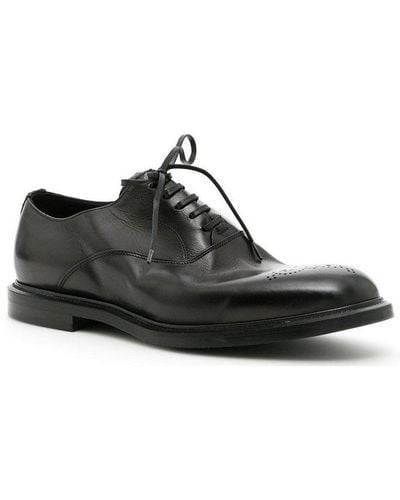 Dolce & Gabbana Lace-up Oxford Shoes - Black