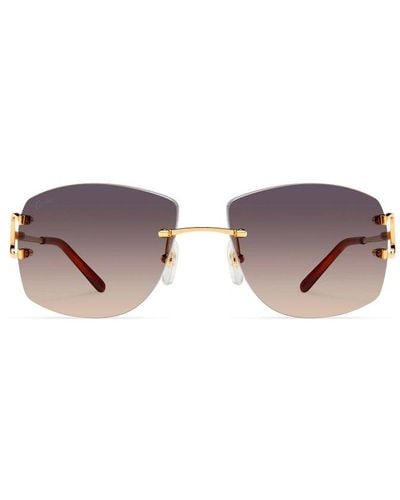 Cartier Square-frame Sunglasses - Multicolor