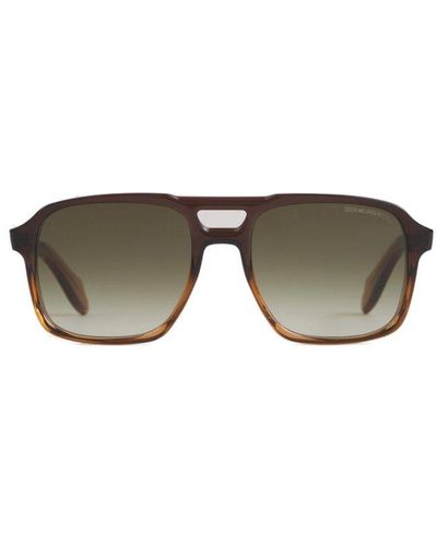 Cutler and Gross Aviator Frame Sunglasses - Grey