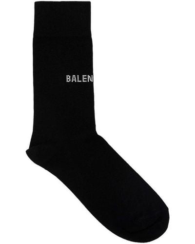 Balenciaga Strass Socks - Black