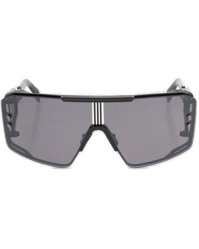 BALMAIN EYEWEAR Shield Frame Sunglasses - Grey
