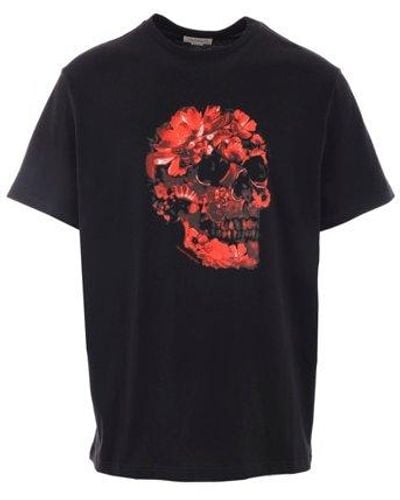 Alexander McQueen T-Shirts - Black