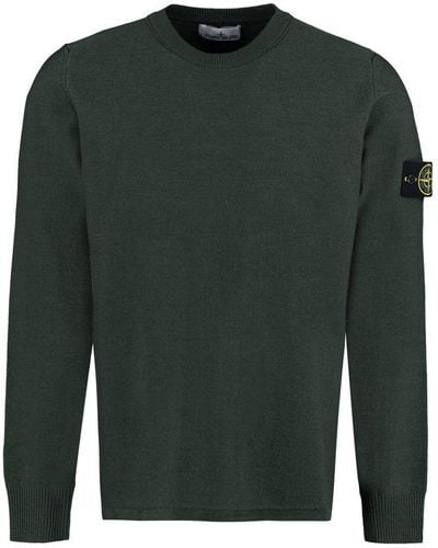 Stone Island Wool Blend Sweater - Green