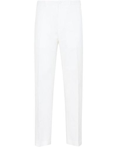 Dior Ankle Slit Detail Trousers - White