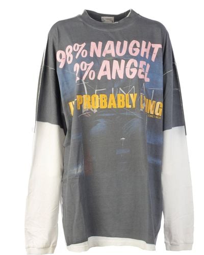 Vetements 98% Naughty 2% Angel Sweatshirt - Gray