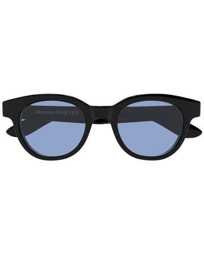 Alexander McQueen Cat-eye Frame Sunglasses - Blue