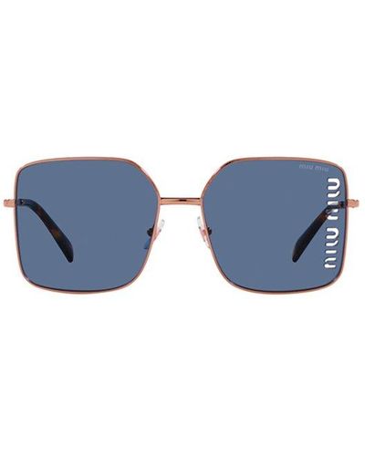 Blue Miu Miu Sunglasses for Women | Lyst