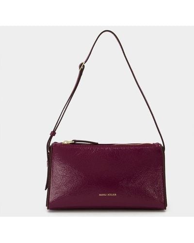 MANU Atelier Prism Zipped Shoulder Bag - Purple