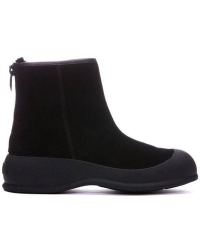 Bally Back-zipped Ankle Boots - Black