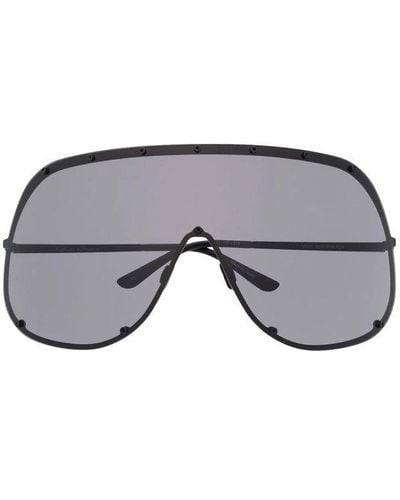 Rick Owens Shield Frame Sunglasses - Gray
