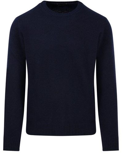 Roberto Collina Crewneck Knitted Sweater - Blue