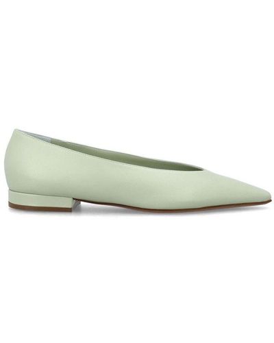 Green Lanvin Flats and flat shoes for Women | Lyst