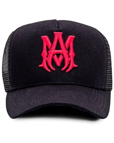 Amiri Logo-embroidered Mesh-panelled Hat