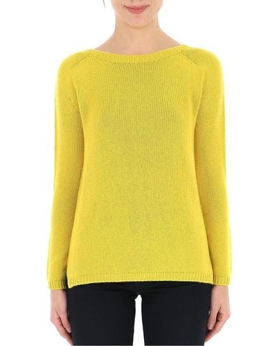 Max Mara Cashmere Pullover - Yellow