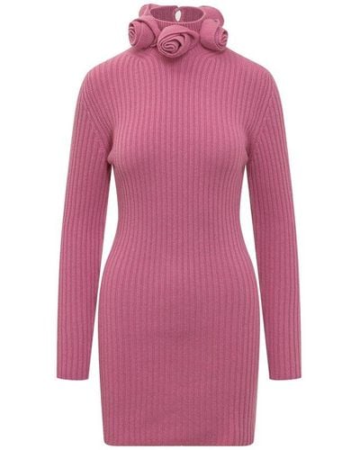 Blumarine Knitted Dress - Pink