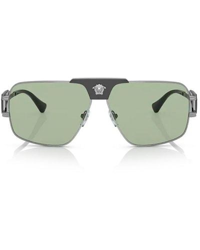 Versace Oversized Frame Sunglasses - Green