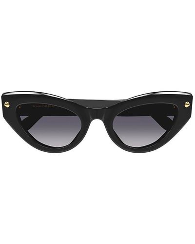 Alexander McQueen Acetate Sunglasses - Black