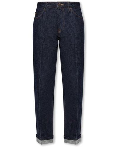 Emporio Armani Jeans With Logo - Blue