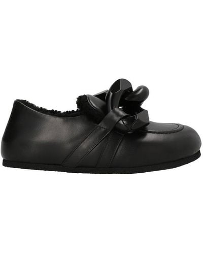 JW Anderson Chain Loafers - Black