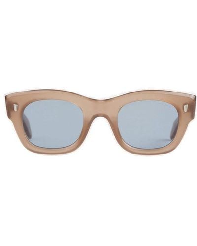 Cutler and Gross Oval-frame Sunglasses - Natural