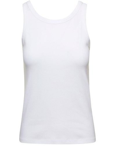The Row 'frankie' Tank Top In Cotton Woman - White
