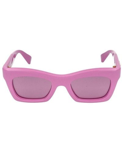 Gucci Cat Eye Frame Sunglasses - Pink
