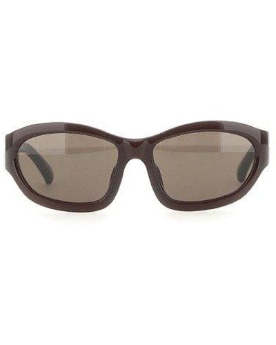 Dries Van Noten Square Frame Sunglasses - Grey