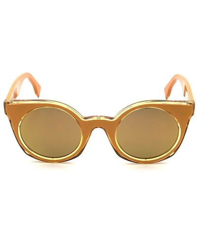 Fendi Cat-eye Sunglasses - Brown