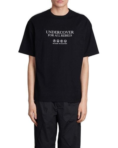 Undercover Slogan-printed Crewneck T-shirt - Black