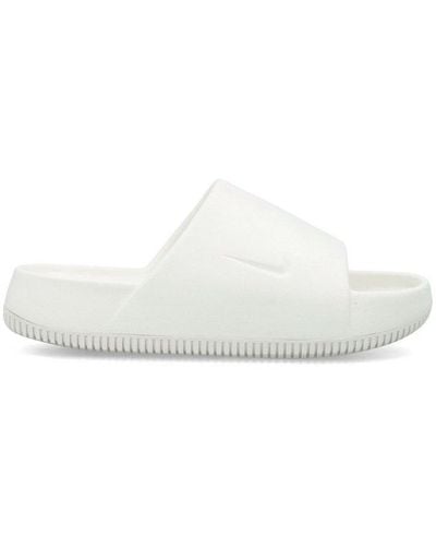 Nike Calm Open-toe Slides - White