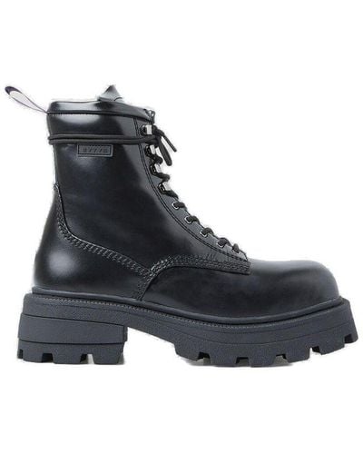 Eytys Michigan Lace-up Boots - Black