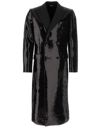 Dolce & Gabbana Coats - Black