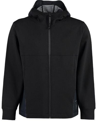 C.P. Company Full Zip Hooded Jacket - Black