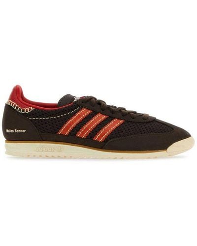 Adidas by Wales Bonner Sl72 Lace-up Sneakers - Brown