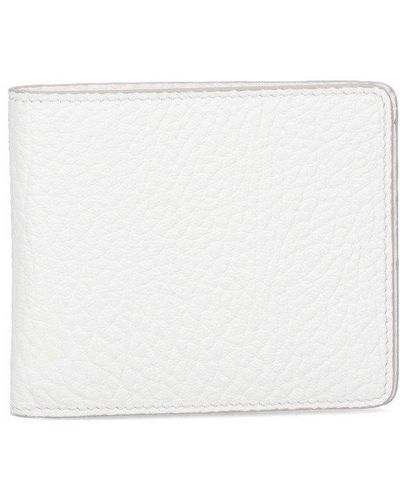 Maison Margiela Four Stitches Detail Bi-fold Wallet - White