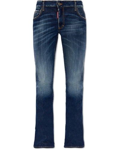 DSquared² Cut-out Skinny Jeans - Blue